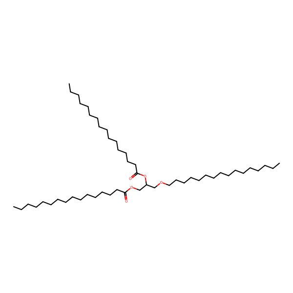 2D Structure of Palmitic acid, [(hexadecyloxy)methyl]ethylene ester
