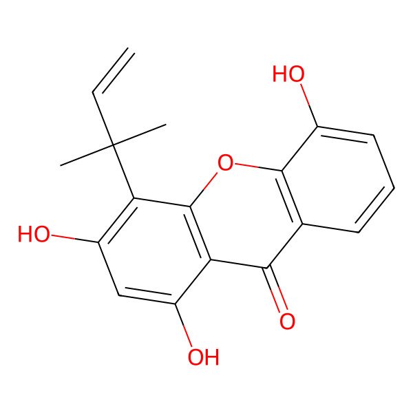 2D Structure of Pancixanthone A