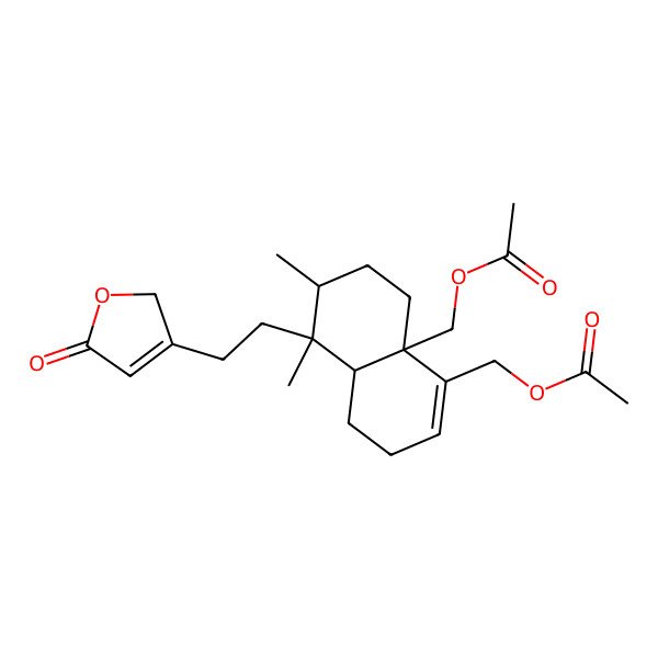 2D Structure of Paniculadiol diacetate
