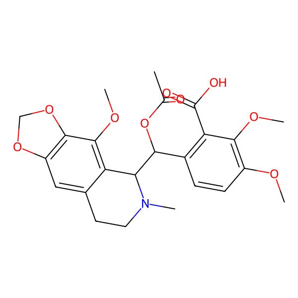 2D Structure of Papaveroxidine