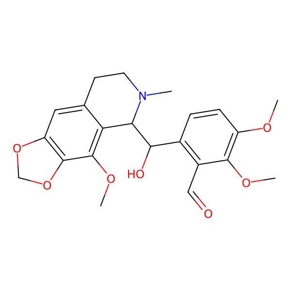2D Structure of Papaveroxine