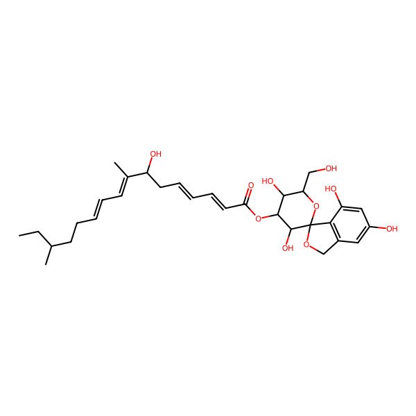 2D Structure of Papulacandins