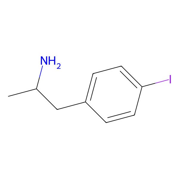 2D Structure of para-Iodoamphetamine
