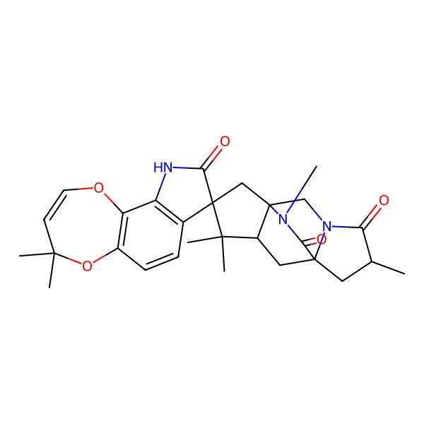 2D Structure of Paraherquamide J