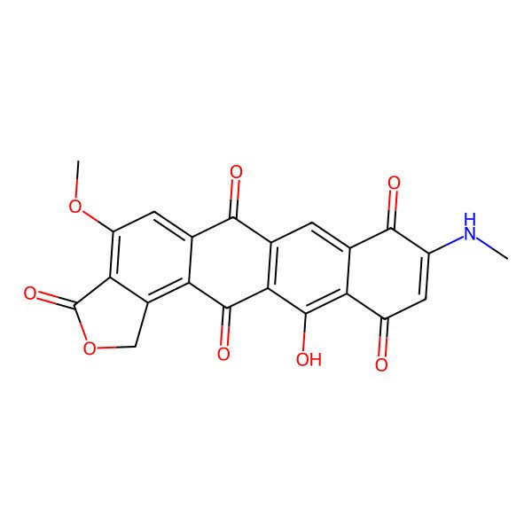 2D Structure of Paramagnetoquinone A
