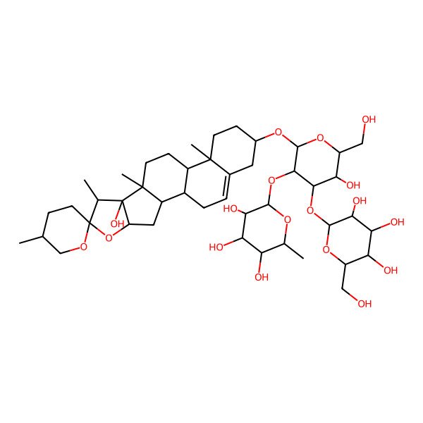 2D Structure of Paris D17-hydroxygracillin