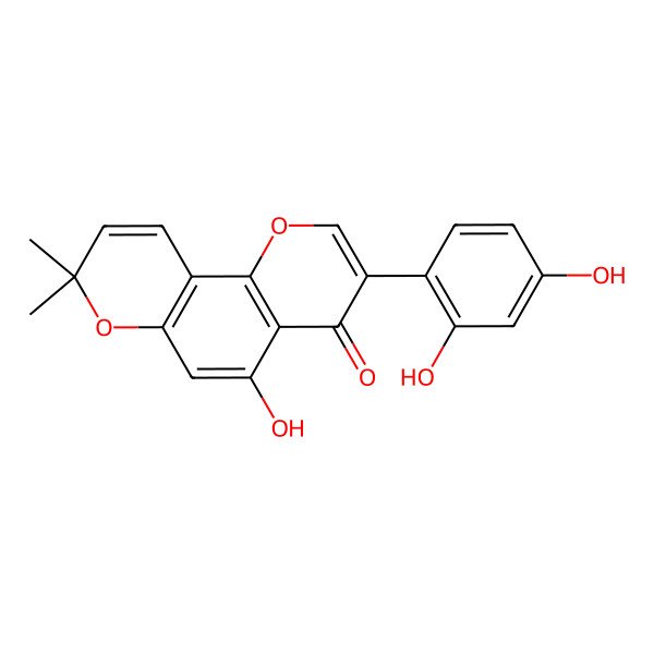 2D Structure of Parvisoflavone A 2D Structure of Parvisoflavone A