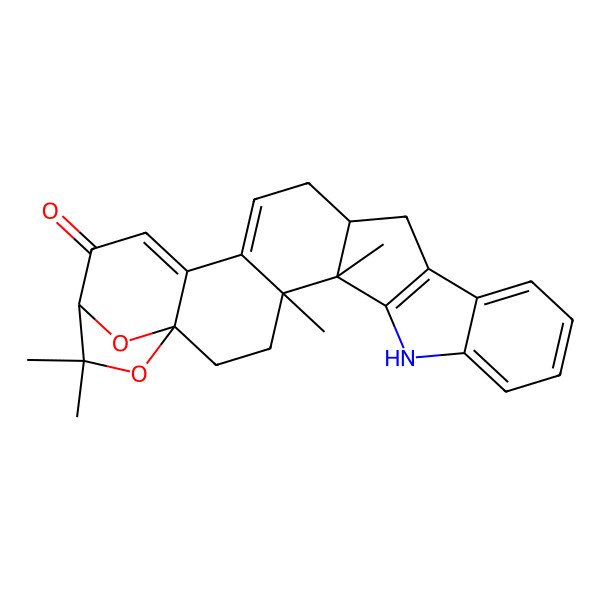 2D Structure of Paspalinine-13-ene
