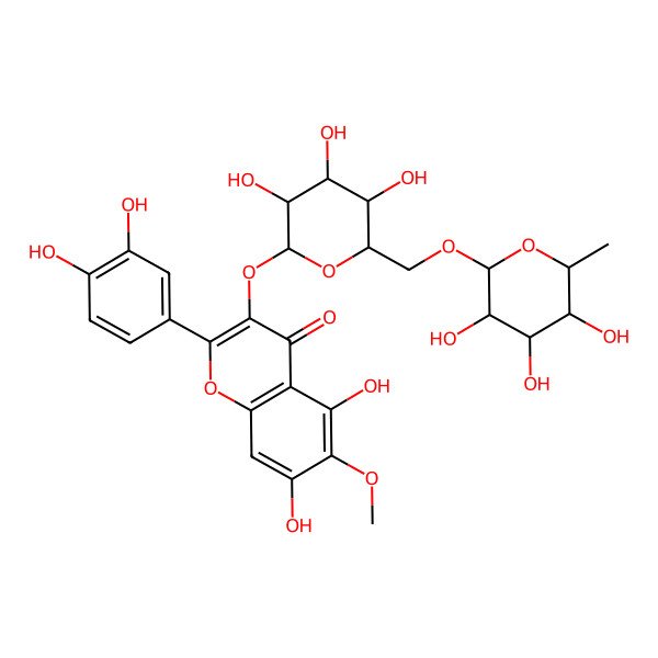 2D Structure of Patuletin-3-rutinoside