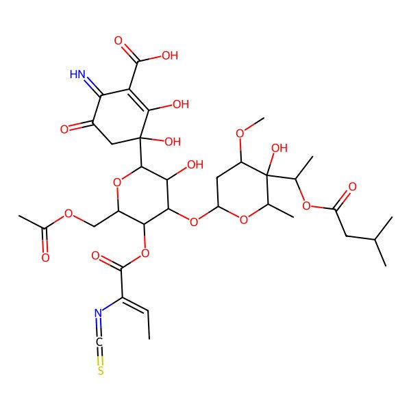 2D Structure of Paulomycin A2