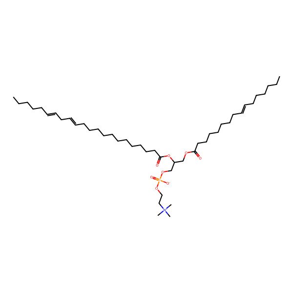 2D Structure of PC(16:1(9Z)/22:2(13Z,16Z))
