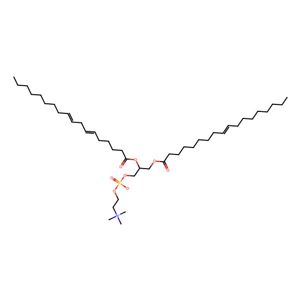 2D Structure of PC(18:1(9Z)/18:2(6Z,9Z))