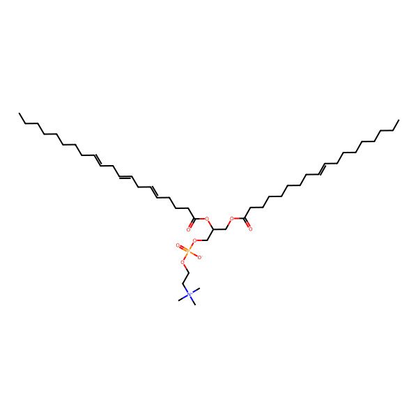 2D Structure of PC(18:1(9Z)/20:3(5Z,8Z,11Z))
