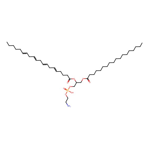 2D Structure of PE(18:0/20:4(5Z,8Z,11Z,14Z))