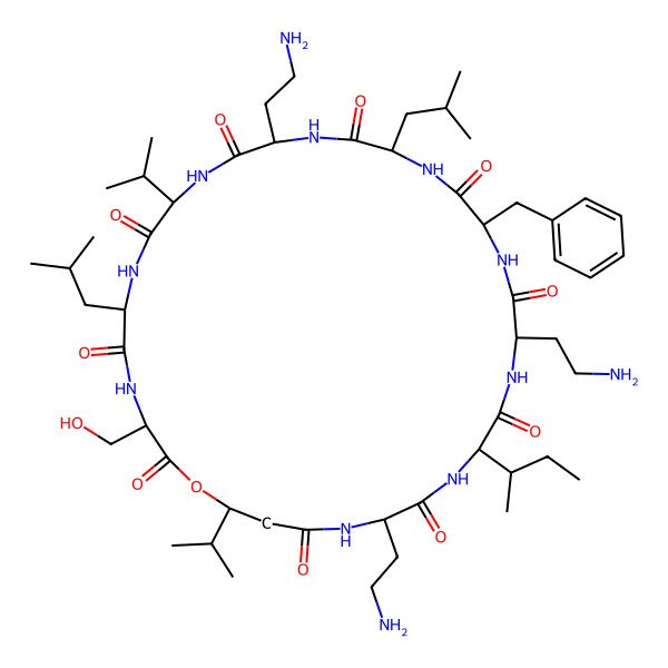 2D Structure of Pelgipeptin B