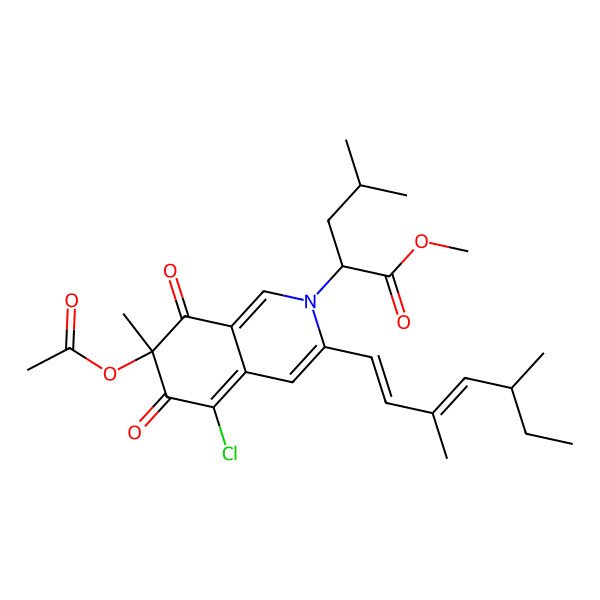 2D Structure of Penazaphilone B