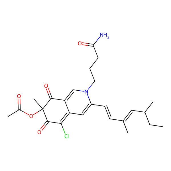 2D Structure of Penazaphilone D