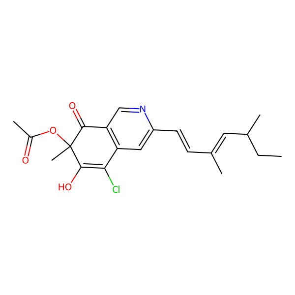 2D Structure of Penazaphilone E