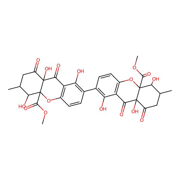 2D Structure of Penibishexahydroxanthone A