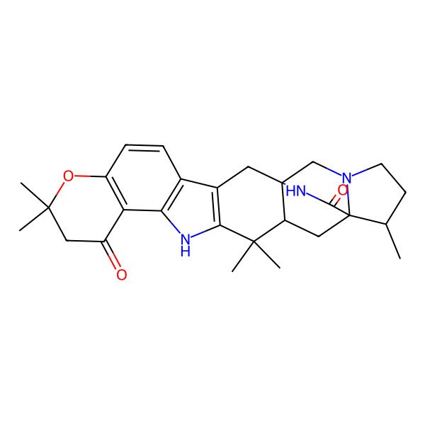 2D Structure of Peniciherquamide C