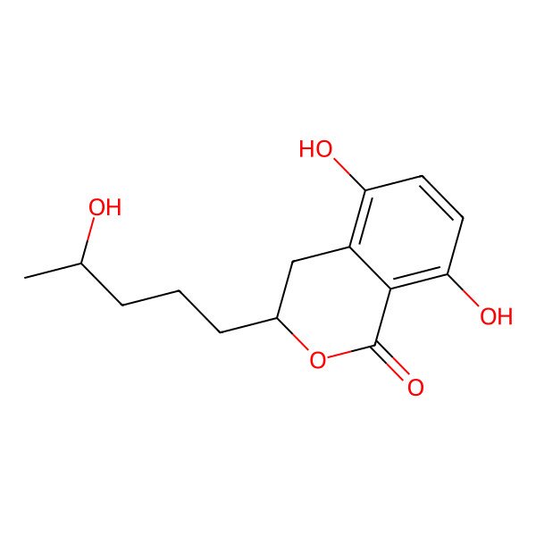 2D Structure of Peniciisocoumarin F