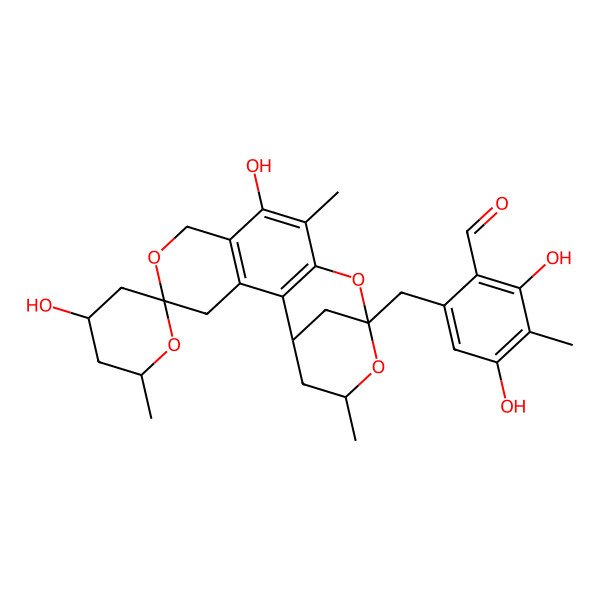 2D Structure of Peniciketal A