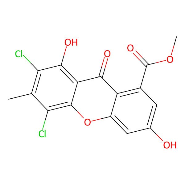 2D Structure of Penicillixanthone