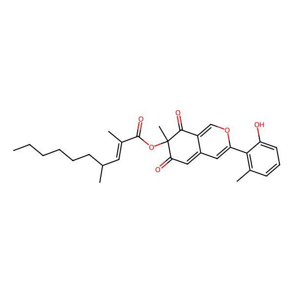 2D Structure of Penicilone B