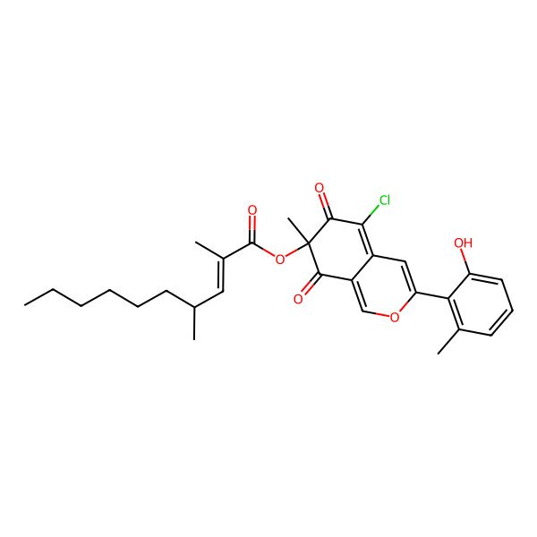 2D Structure of Penicilone D