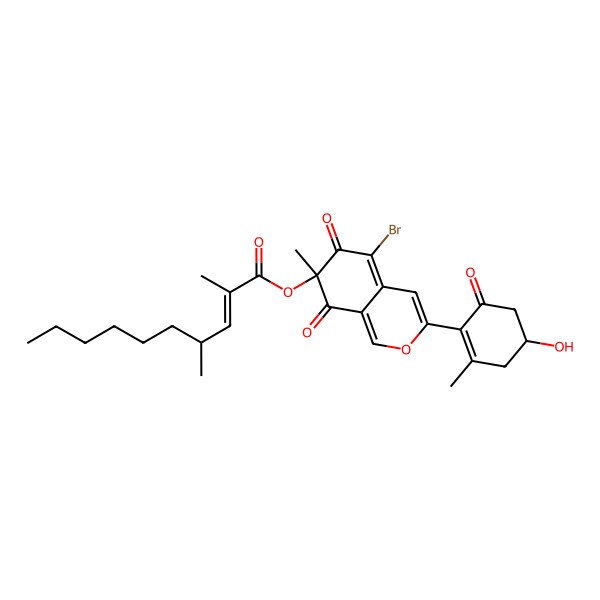 2D Structure of Penicilone G
