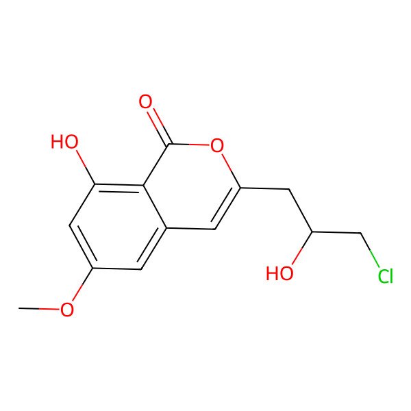 2D Structure of Peniisocoumarin D