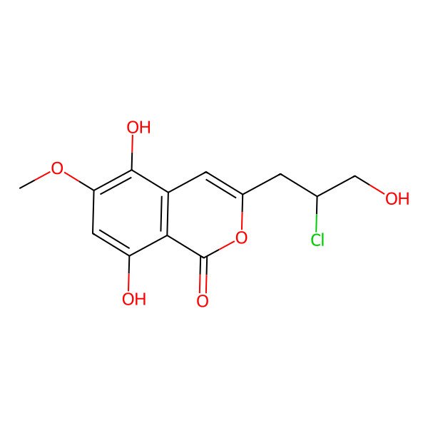 2D Structure of Peniisocoumarin F