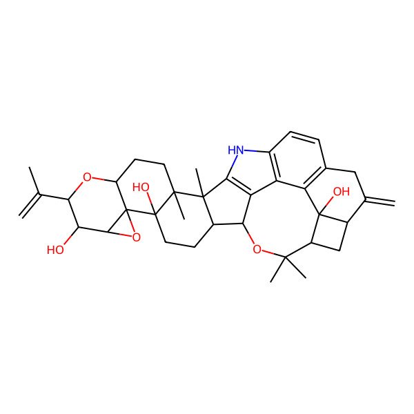 2D Structure of Penitrem E