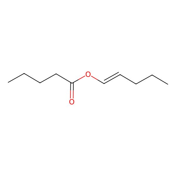 2D Structure of Pent-1-EN-1-YL pentanoate 2D Structure of Pent-1-EN-1-YL pentanoate