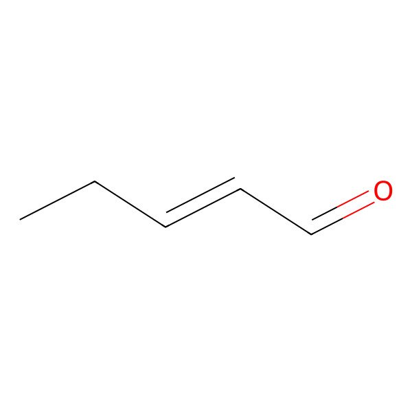 2D Structure of Pent-2-enal 2D Structure of Pent-2-enal
