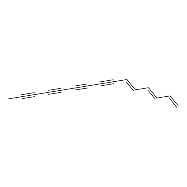 2D Structure of Pentadeca-1,3,5-trien-7,9,11,13-tetrayne