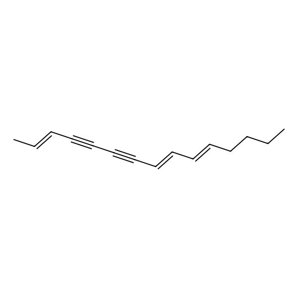 2D Structure of Pentadeca-2,8,10-triene-4,6-diyne 2D Structure of Pentadeca-2,8,10-triene-4,6-diyne