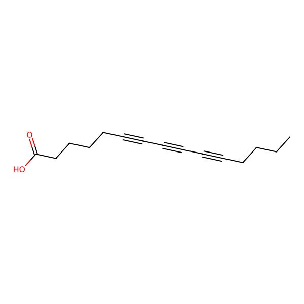 2D Structure of Pentadeca-6,8,10-triynoic Acid