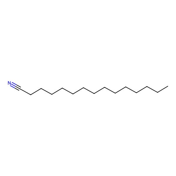 2D Structure of Pentadecanenitrile