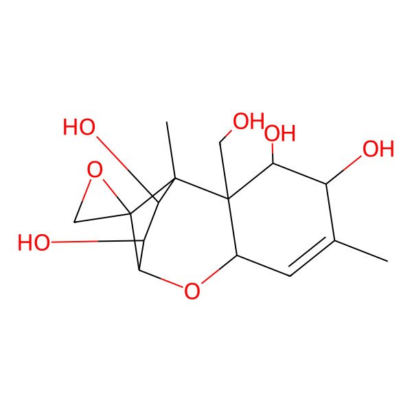2D Structure of Pentahydroxyscirpene