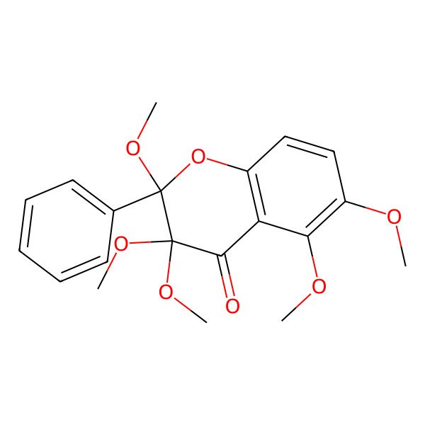 2D Structure of Pentamethoxyflavanone 2D Structure of Pentamethoxyflavanone