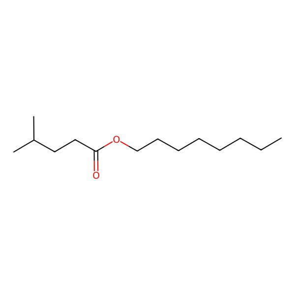 2D Structure of Pentanoic acid, 4-methyl, octyl ester 2D Structure of Pentanoic acid, 4-methyl, octyl ester