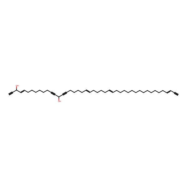 2D Structure of Pentatetraconta-4,21,27,42-tetraen-1,12,15,44-tetrayne-3,14-diol