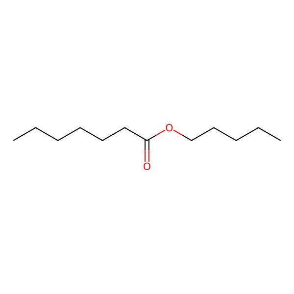 2D Structure of Pentyl heptanoate