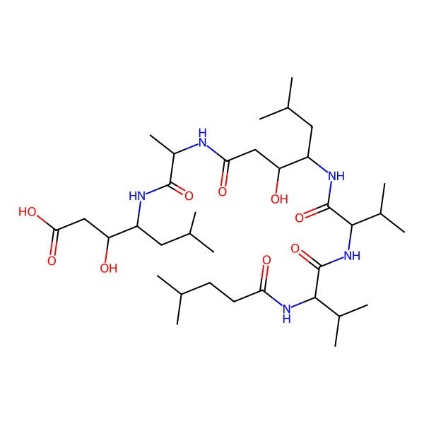 2D Structure of Pepstatin C