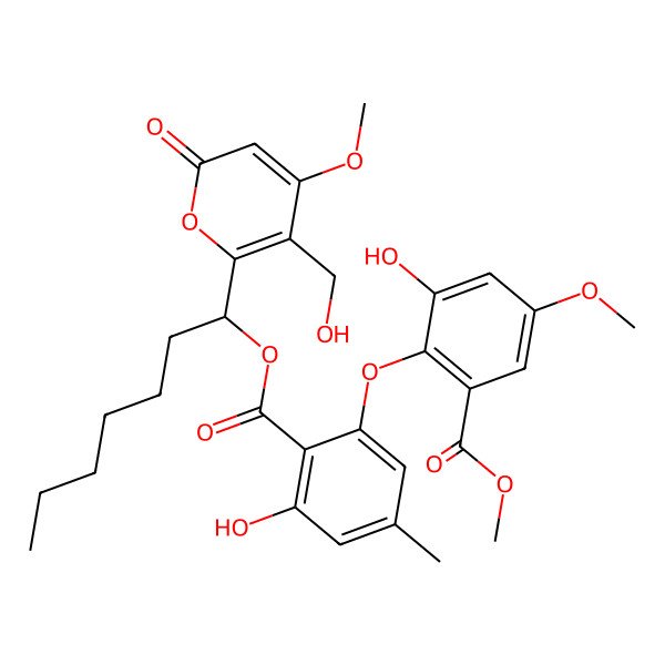 2D Structure of Pestaloficiol T