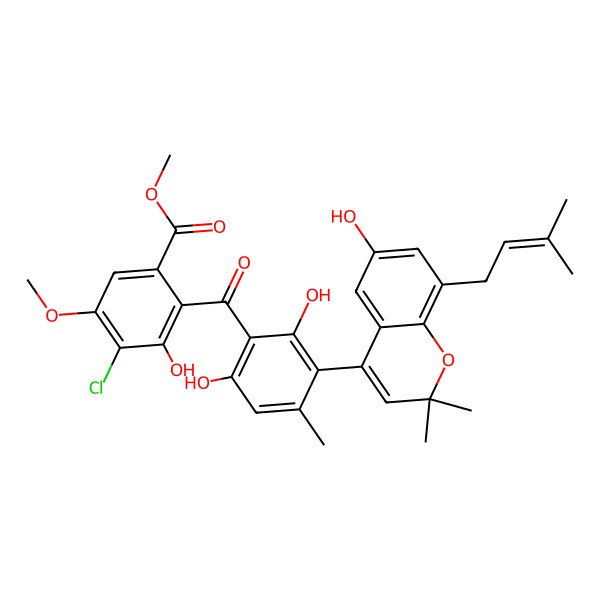 2D Structure of Pestaloficiol U
