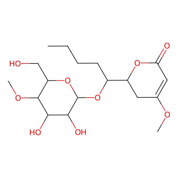 2D Structure of pestalotin 4'-O-methyl-beta-mannopyranoside