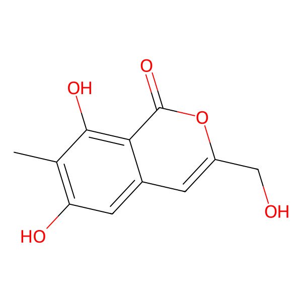 2D Structure of Pestapyrone A
