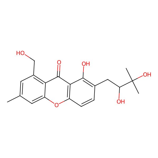 2D Structure of Pestaxanthone